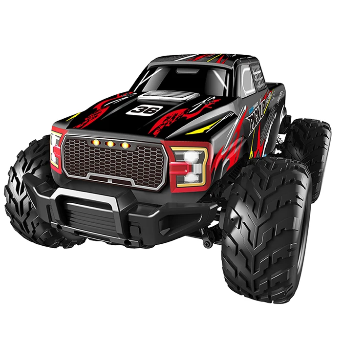 

Flytec 8897 1:12 2.4GHz Electric Four-Wheel Drive High-Speed Model Big Foot Off-Road Remote Control Car Shock Absorption