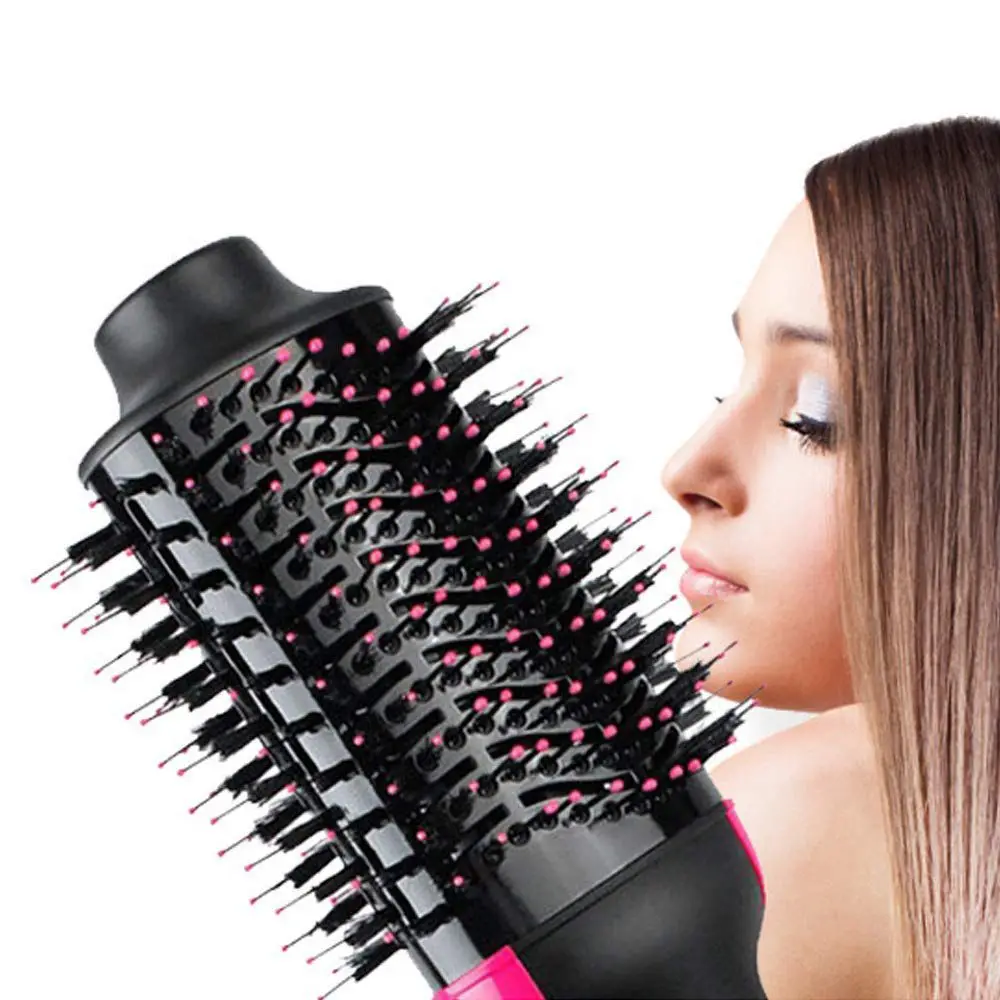 Comprar Un paso secador de pelo y volumizador, salón de ManKami paletas calientes cepillo de estilo generador de iones negativos alisador de cabello rizador