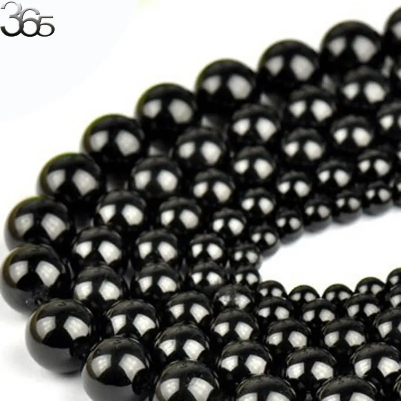 

Free Shipping 6-14mm Wholesale AAA Natural Genuine Black Tourmaline Round Loose Stone Beads DIY Jewelry Necklaces or Bracelets
