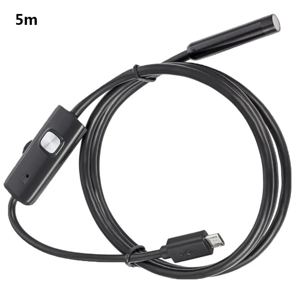 HD водонепроницаемый промышленный USB эндоскоп для Android проводной эндоскоп. 10 120