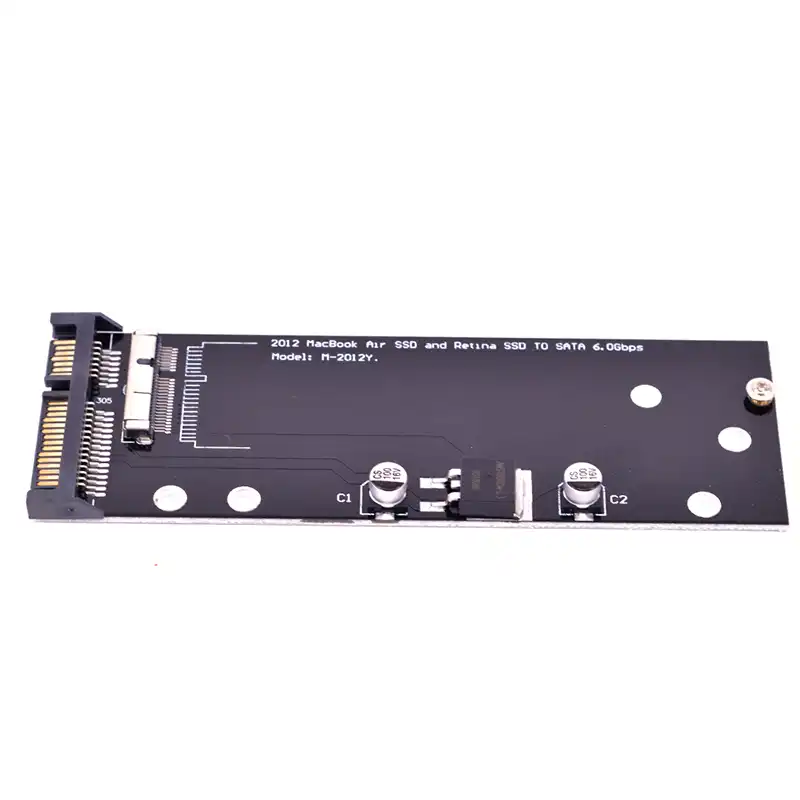 For Macbook Air 12 11 13 Mid 12 Ssd Slot Adapter A1466 A1465 Ssd 7 17 Pin To 2 5 Sata 3 0 6gb S Card Add On Cards Aliexpress