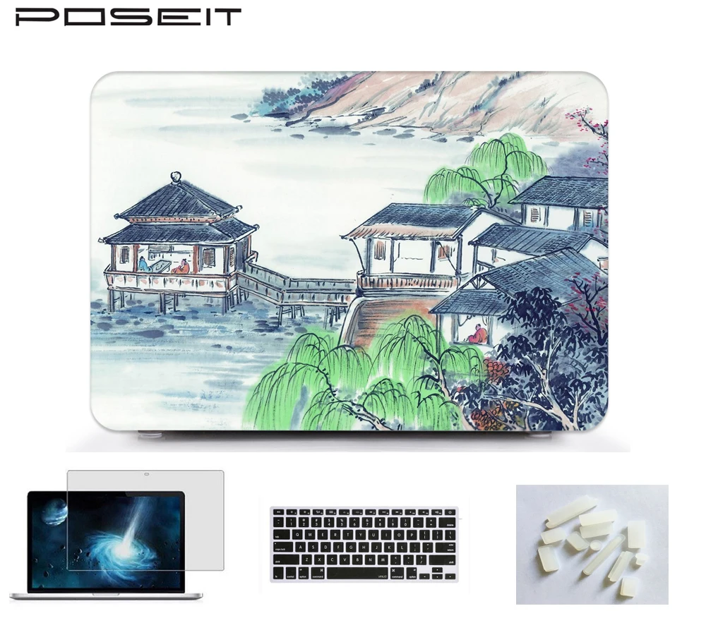 2018 NEW Print Laptop Hard Case Cover for Apple Macbook Pro Retina 12 13 15 inch Air 11 15Touch Bar A1989/A1990 | Компьютеры и офис