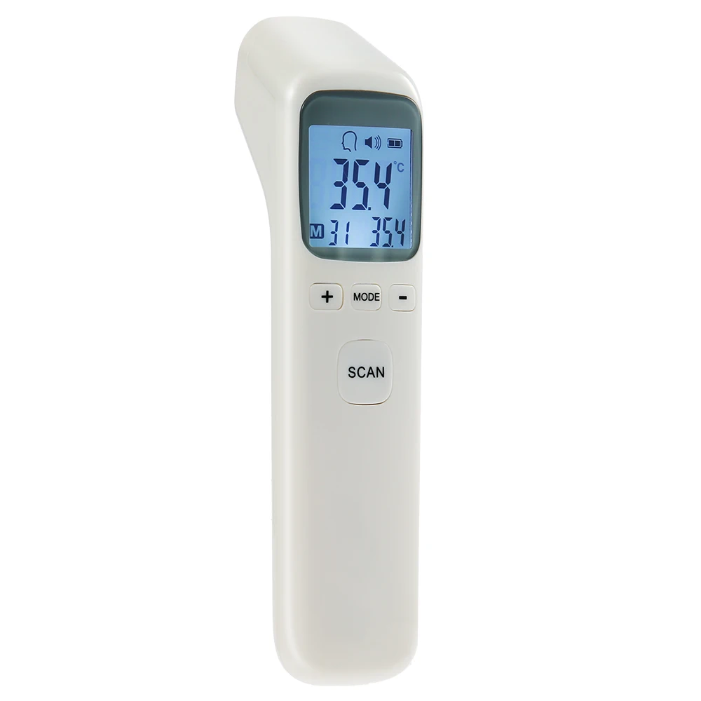 2018 Digital LCD IR Infrared Body Surface & Ambient Thermometer Storing