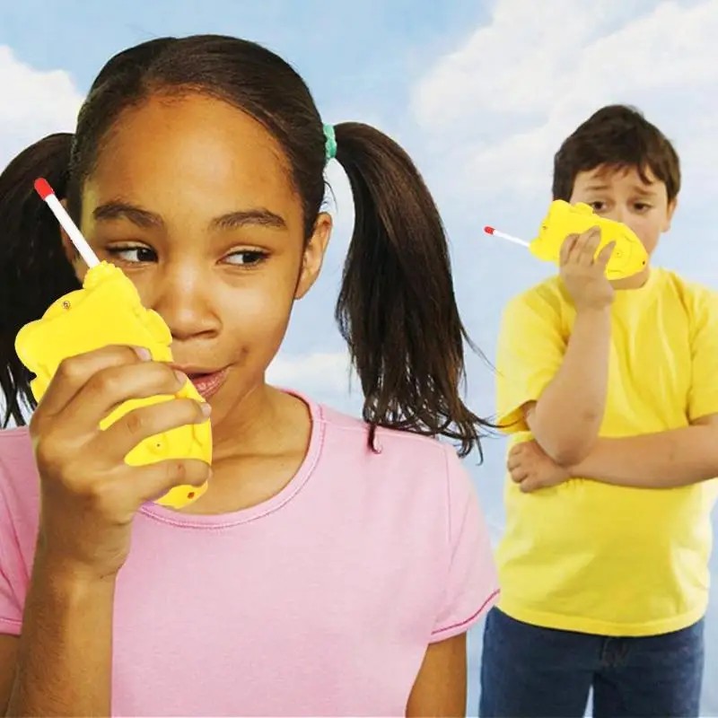 2pcs/set Children Portable Walkie Talkies 2-Way Radio Kids Child Mini Handheld Toys Walkie Talkie Birthday Gift