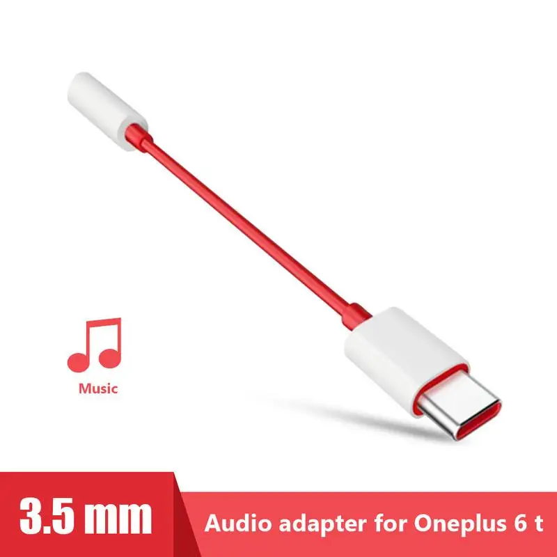 

Suitable For One Plus 6T Audio Adapter Cable Conversion Head Type - C Converter 3.5 Audio Short Line LeTV Adapter High Quality