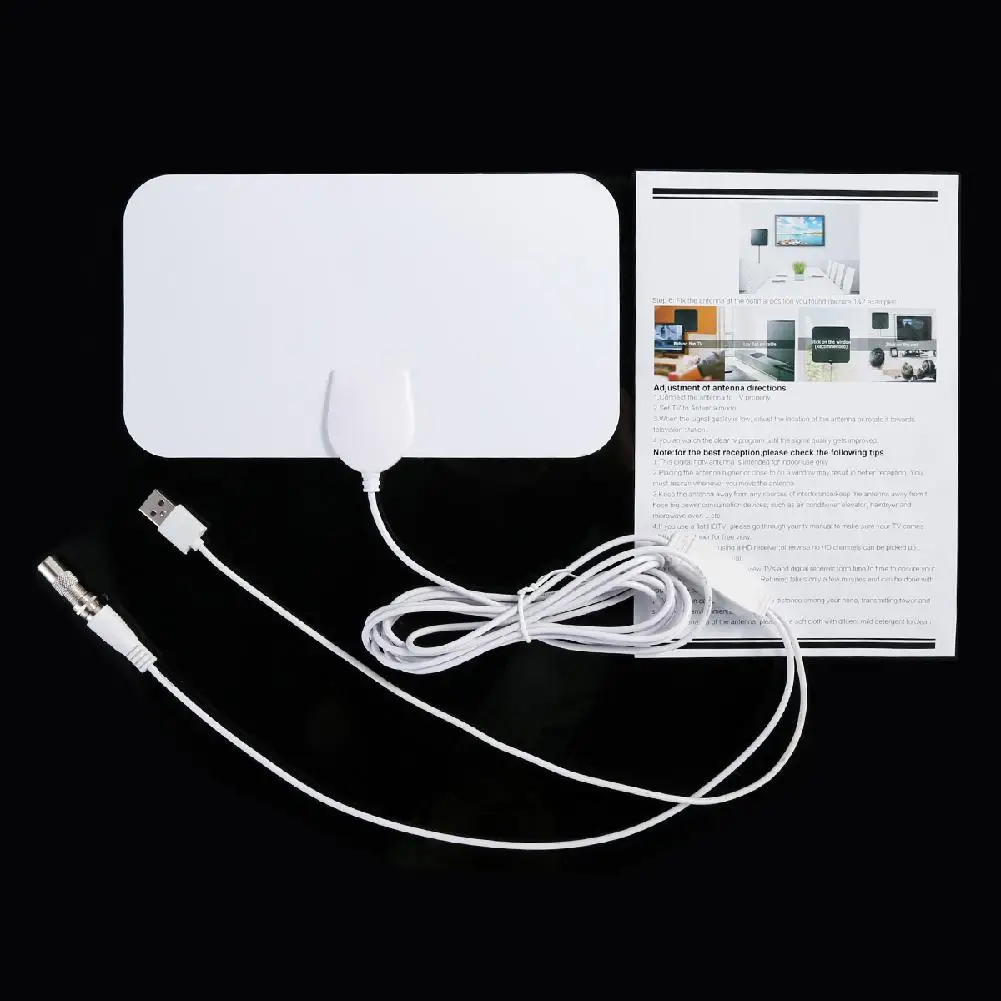BEESCLOVER 200 Mile Range антенна ТВ цифровая HD Skywire 4K домашняя 1080P с усилителем