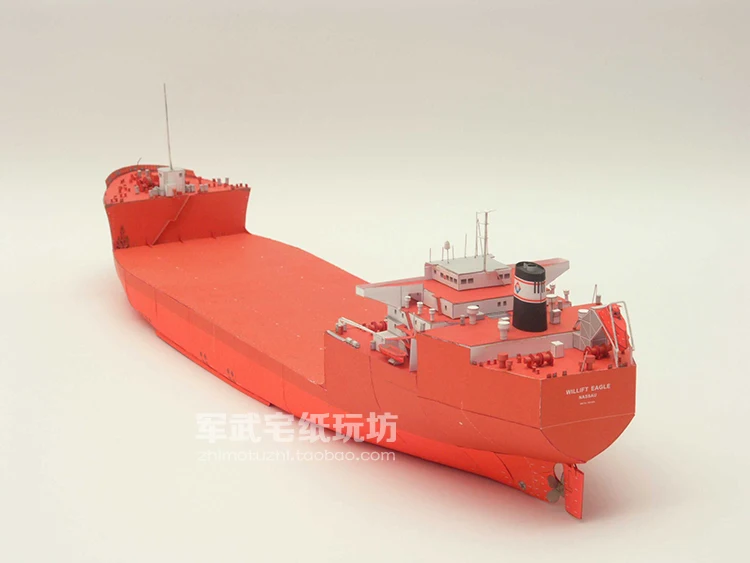 Польский Willift Орел тяжелый грузовой корабль бумажная модель корабль 1:400 Руководство DIY Бумажная работа
