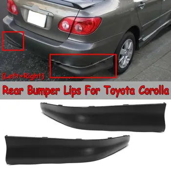 

2pcs Car Rear Bumper Corolla Lip Diffuser For Toyota Corolla 2003 2004 2005 2006 2007 2008 S Style Rear Bumper Lip Splitter