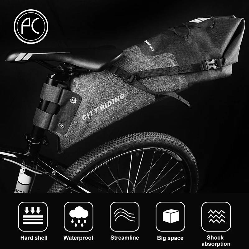 PCycling 14L велосипедная сумка велосипед С Седельной сумкой чехол для хранения