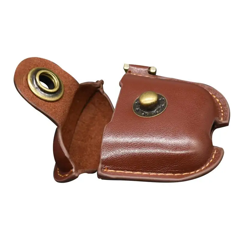 

Bluetooth Wireless Earphone Holster Leather Case Charging Box Headset Protection Bag Anti-lost Shockproof For Airpods IPhone