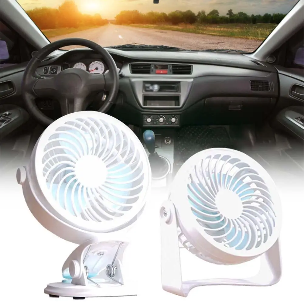

5-Inch Mini Car Small Fan Portable Fan Car USB Fan Small Desktop USB Cooling Fan Cooler Echargeable
