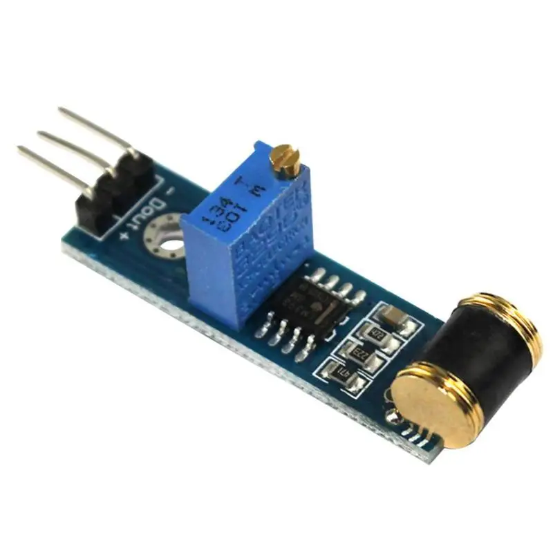 

Vibration Sensor Module 801S TTL Normally Closed for Alarm System DIY Smart Vehicle Robot Helicopter Airplane