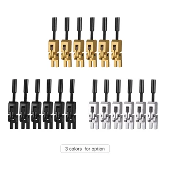 

Electric Guitar Tremolo Bridge Locked String Saddles String Lock for Tremolo Bridge Black Sliver Gold Color Promotion