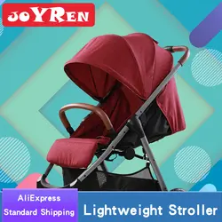 Детские легкие коляски для новорожденных и малышей, 3 in1 детская коляска с младенческой люльки/Автокресло, легко компактно сложить