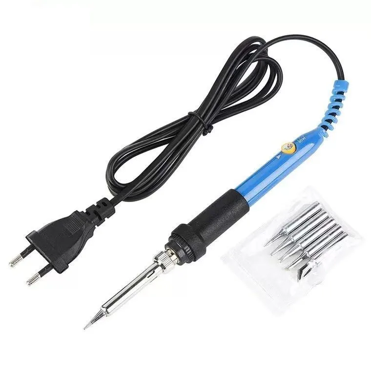 

KINAUNG Electric Soldering Irons Temperature Adjustable Electric Iron Mini Handle Heat Pencil Soldering Iron 60W AC220-230 50Hz