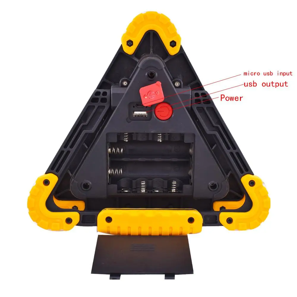 Многофункциональная Ручка Треугольники сигнала Предупреждение светильник Портативный автомобиля ремонтных работ светильник SOS Кемпинг поиска светильник светодиодный трафик светильник Инж