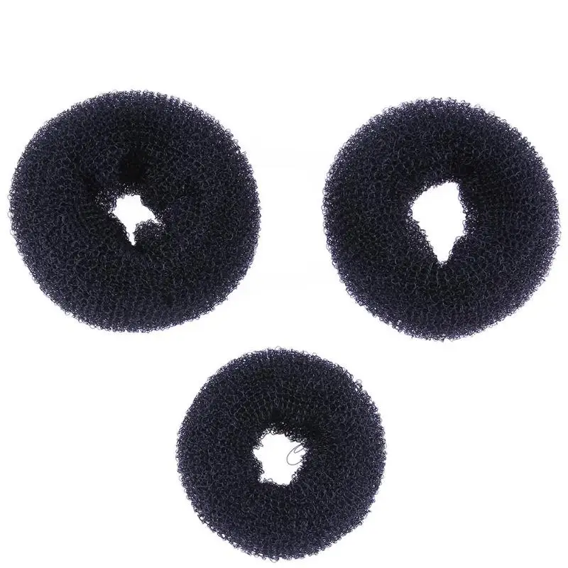 12pcs DIY Hair Braiding Sponge Donut Bun Fluffy Pads Spiral Hair Clip Hairpins Ponytail Twist Hairstyling Tools Set