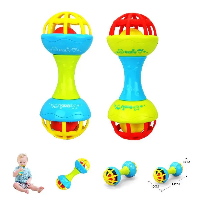 Develop Baby Intelligence Plastic Rattles Hand Bell Funny Educational Toys Xmas Birthday Gifts YJS Dropship Develop Baby Intelligence Plastic Rattles Hand Bell Funny Educational Toys Xmas Birthday Gifts YJS Dropship