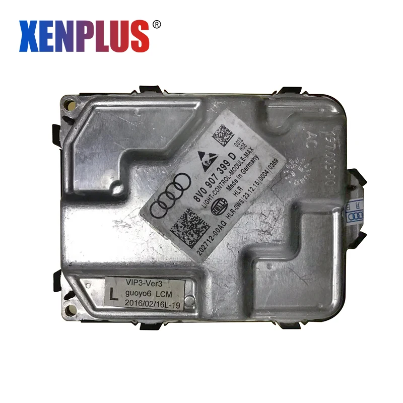 Оригинальная подержанная фара компьютерный модуль управления фотолампа 8V0907399D