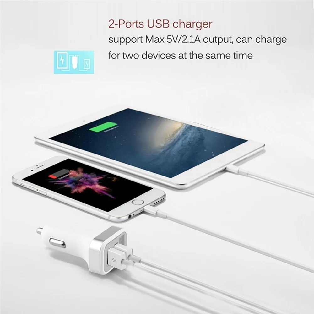 KISSCASE 5 в 2.1A Металл двойной зарядное устройство USB цифровой дисплей для iPhone X 8 XR 7 Xiaomi samsung быстрой зарядки напряжение мониторинга