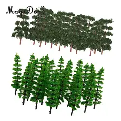 40 шт пейзаж пейзажи сосны модели деревьев и поезда Wargame Diorama макет хо