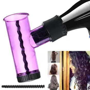 

Hair Dryer Diffuser Wind Spin Curl Hair Styling Tools Salon Roller Curler Make Universal Hair Curling Iron