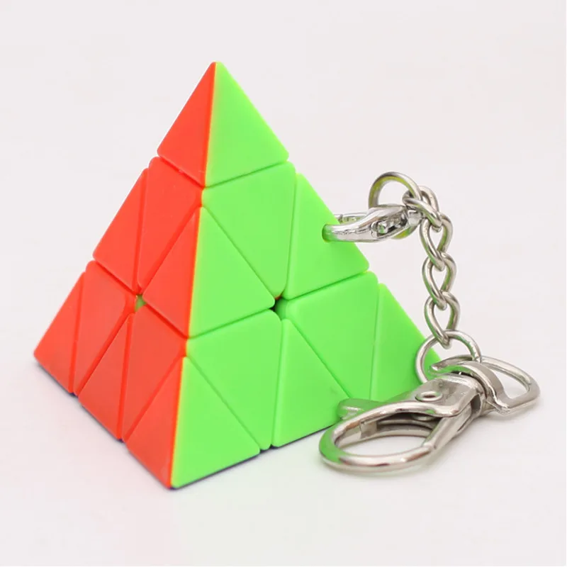 

Real Many Color You Pyramid Small Key Buckle In Bags Interest Pendant Toys Plastic Factory