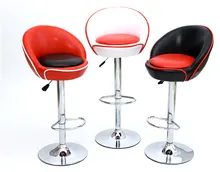 Lifting Swivel Bar Chair Rotating Adjustable Height Pub Bar Stool Chair with Footrest Simple Design High Quality cadeira
