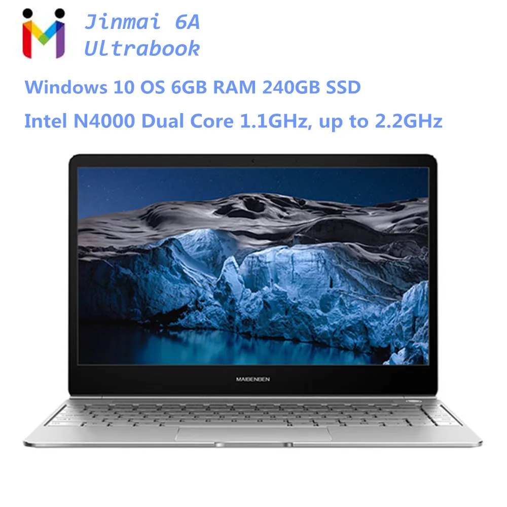 Maibenben Jinmai 6A Ultrabook 13 3 дюймов оконные рамы 10 домашней версии Intel N4000 Dual Core 1 ГГц 8 Гб