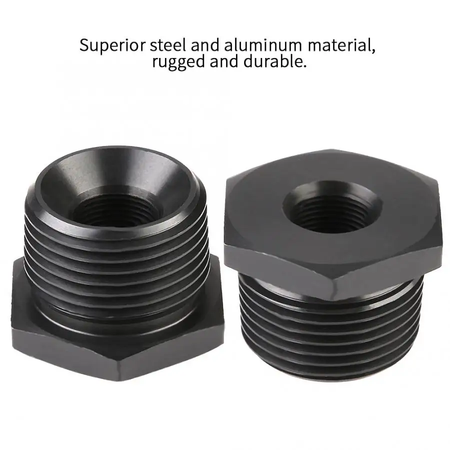 

Gas Fuel Gasoline Oil Filter Black Steel Aluminum Automotive Oil Filter Threaded Adapter 3-4NPT-1/2-28 for Scooter Motorcycle