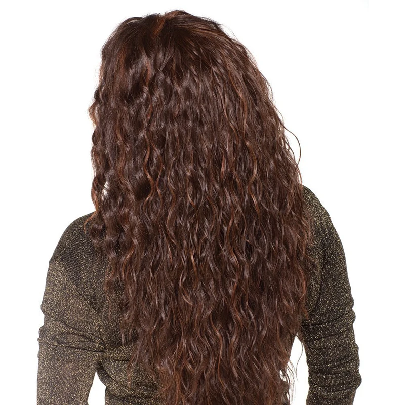 Long hair casting shower curly