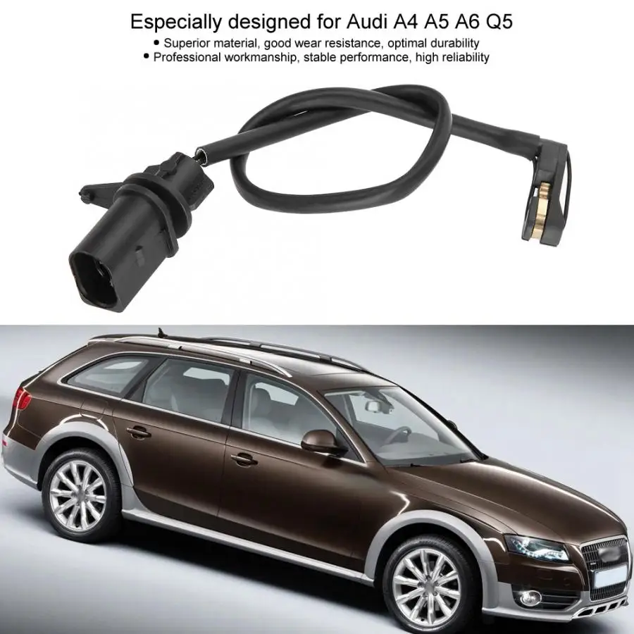 

Front Brake Pad Wear Sensor 8T0907637 8K0615121 for Audi A4 A5 A6 Q5 Brake Clutch Oil Hoses Lines Pipes Cables Car accessories