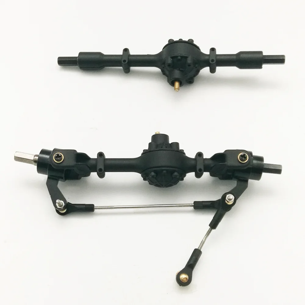 WPL four-wheel drive six army with metal steering front and rear metal bridge assembly parts DIY upgrade modified model toys