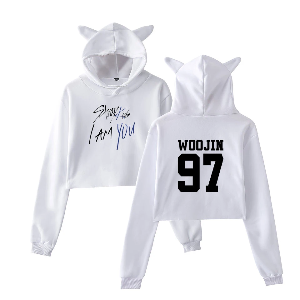 LUCKYFRIDAYF/, модный Теплый Женский Топ с принтом «I Am You Idol Changbin», толстовка с капюшоном, 2XL