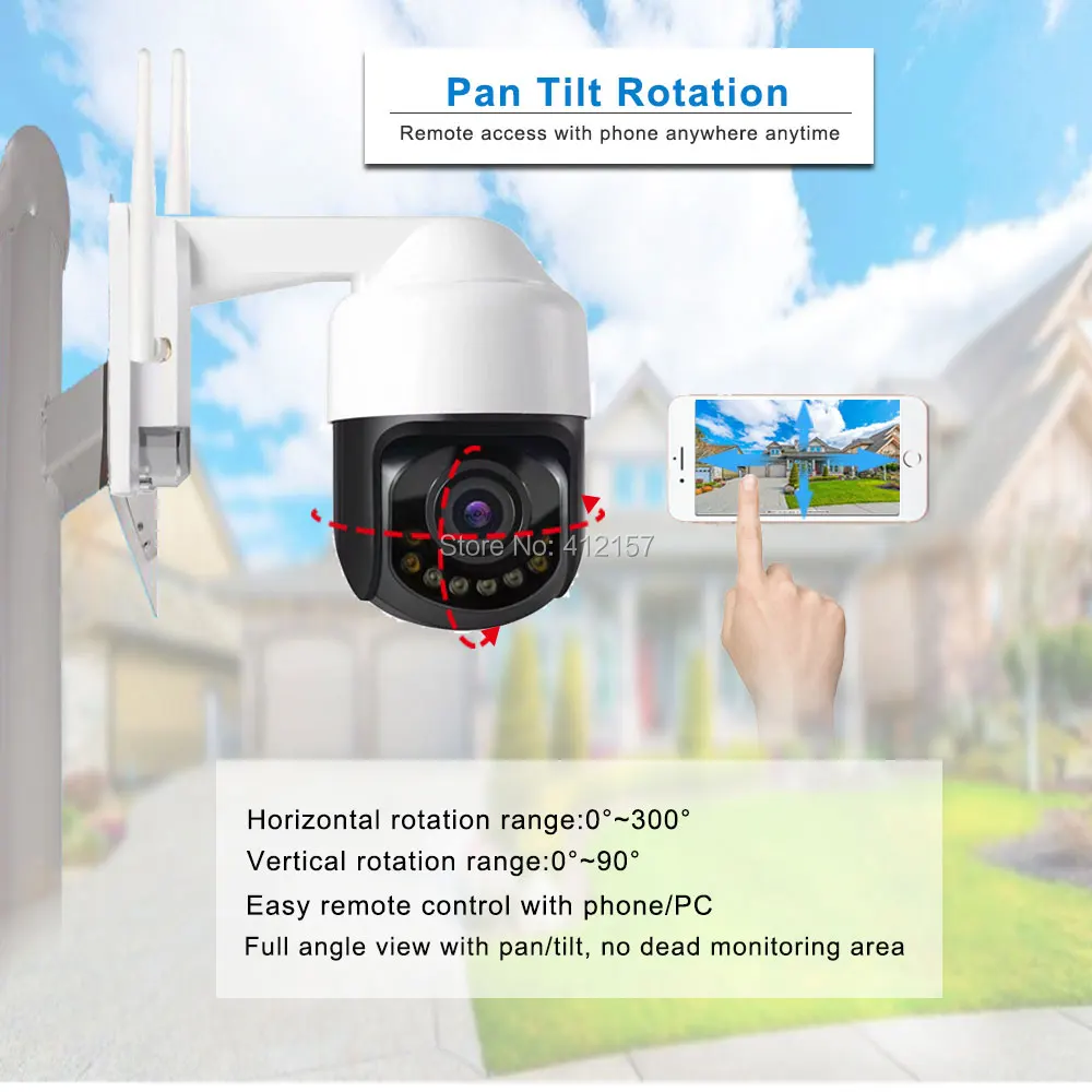 IP66 наружная 3g 4G PTZ камера 1080P LET SIM карта беспроводная wifi ip-камера 4 мм объектив IR 60M P2P мобильный вид Встроенная 32G sd-карта