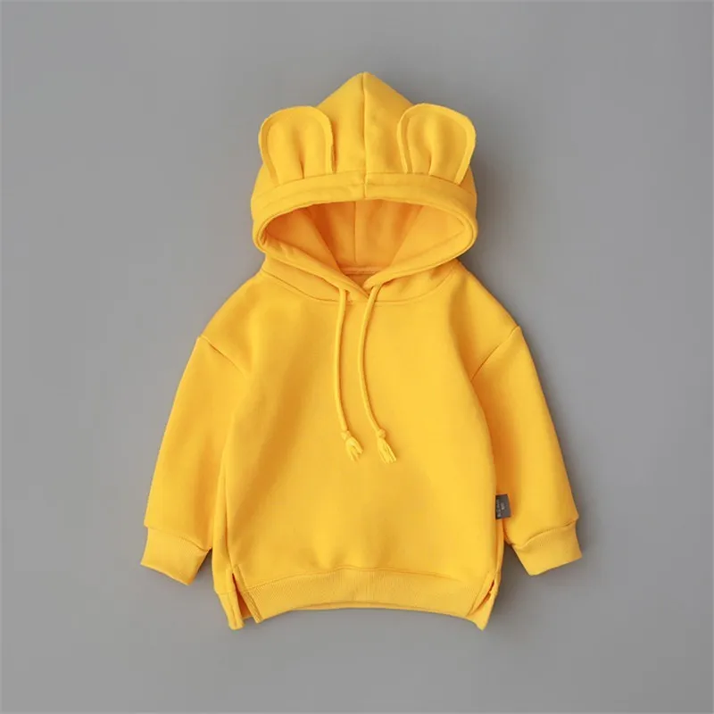 Spring Autumn Baby Boys Girls Clothes Children Cotton Hooded Sweatshirt Kids Casual Sportswear Infant Clothing Hoodies