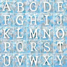 

Creatively Wood Letter Figurines Miniatures Wooden Letters Alphabet Word Bridal Wedding Party Decoration Tool