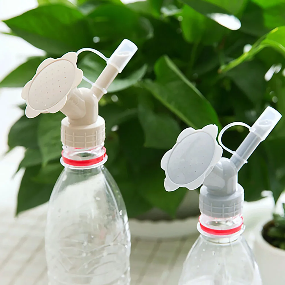 

2 IN 1 Spout Sprinkler Garden Tool Plants Watering Screw Cap Mini Shower Can Kettle Nozzle