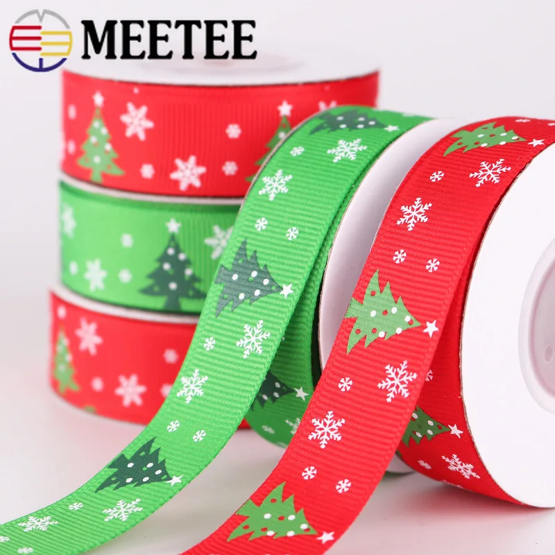 Meetee 2 шт. (1 = 9 м) Рождественская елка корсажные ленты DIY подарок для обертывания