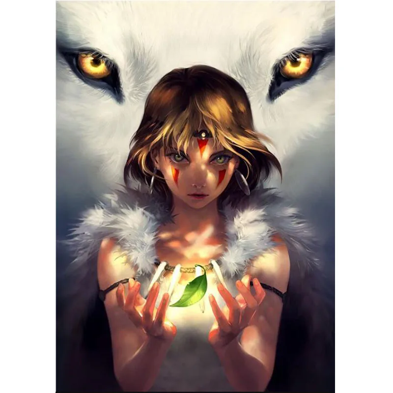 

5D Diy Diamond Painting Anime Princess Cross Stitch Full Diamond Embroidery Kits Fantasy Art Picture Diamond Mosaic Home Decor