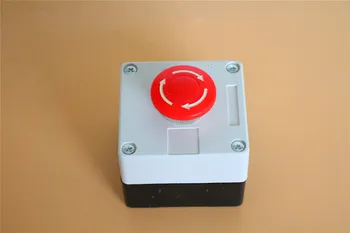 

New Red Sign Emergency Stop Push Button 660V 10A Switch US Stock