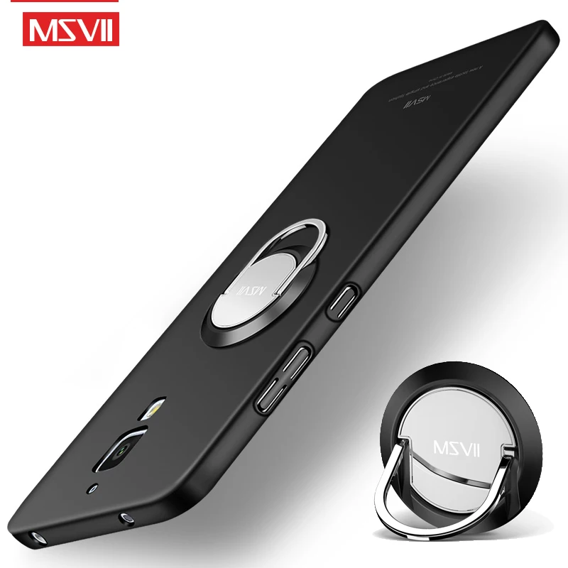 

MSVII Cover For Xiaomi Mi4 Mi4c Case Ring Matte Cases For Xiaomi Mi 4 4C 4i Case Xiomi Slim PC Cover For Xiaomi Mi 4C Mi4i Cases