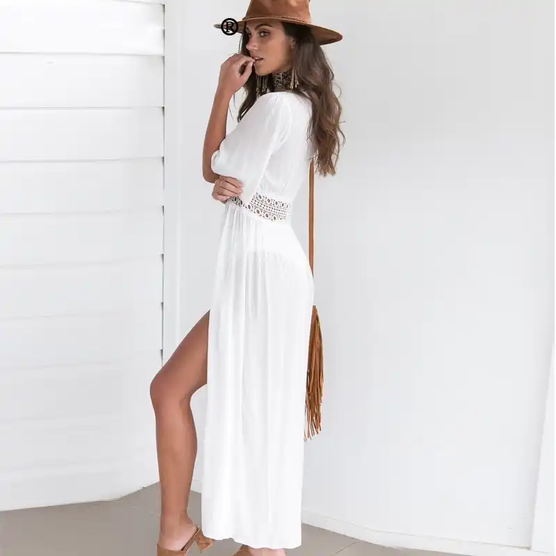 white beachwear
