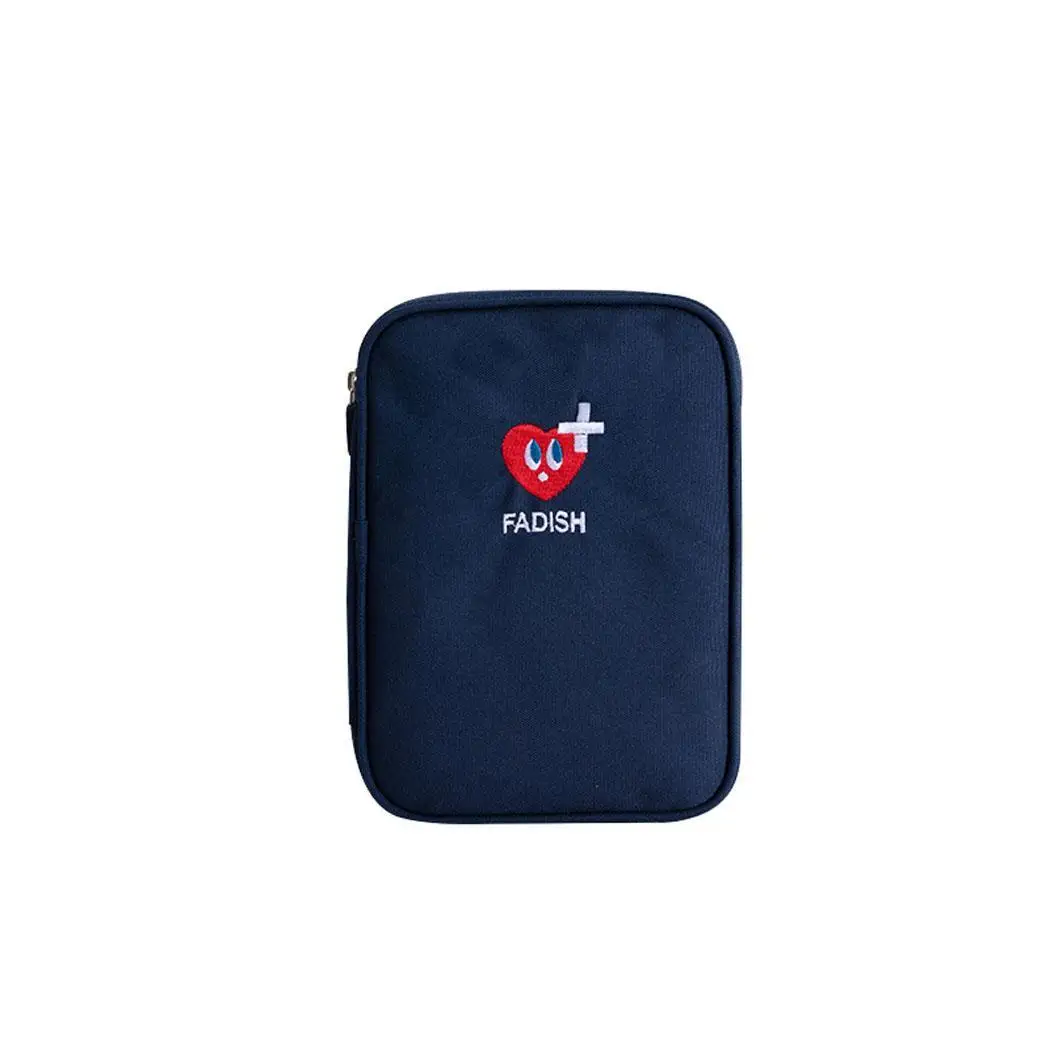

Portable Pill Pouch Organizer Medicine Storage Bag Letter, Fruit Rectangle Travel Emergency Kit Bags
