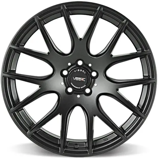VISSOL V 001 9.5x18/5x120 ET40 D74.1 SATIN BLACK|Диски колёсные| |