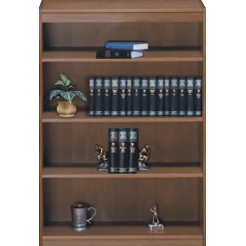 Excalibur Heavy Duty 60"H Wood Veneer Bookcase California Medium Oakin