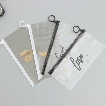 

1PC PVC Pencil Case Waterproof Stationery Organizer Pen Bag Student School Supplies