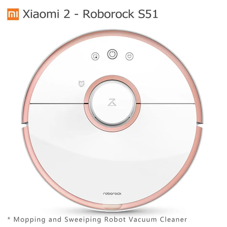 

Xiaomi Mi Robot Vacuum 2 Generation Roborock S50 Wet Mopping Sweeping Cleaner Original Xiaomi Mihome Mijia APP Control S51 S55