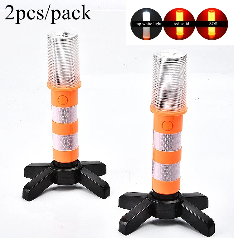 

2pcs/set 3W Strobe Warning Light Grill Flashing Breakdown Emergency Light Car Truck Beacon Lamp Amber Traffic Light