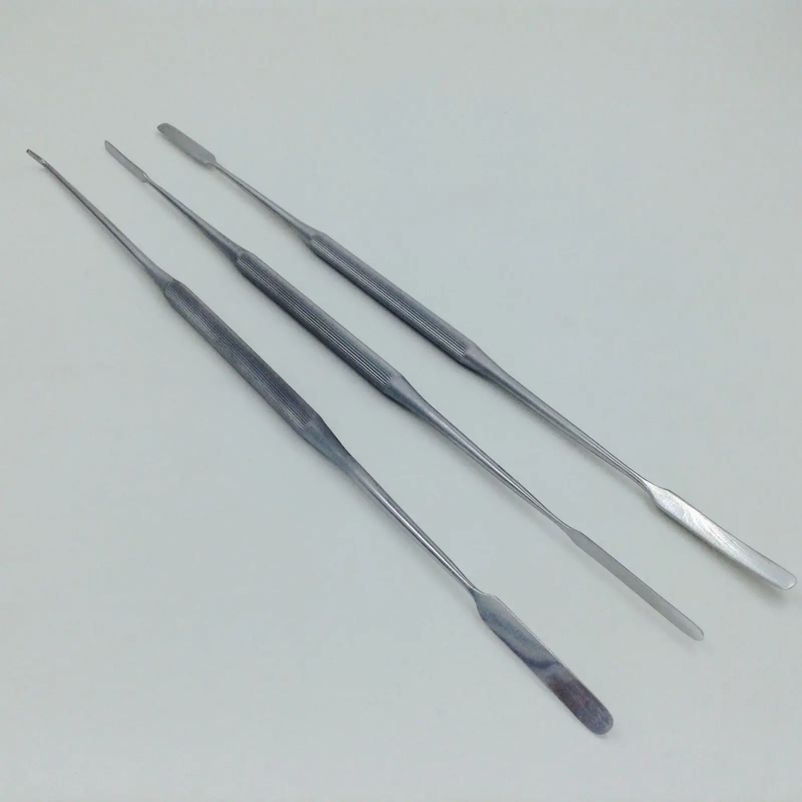 

A set of 3 pcs Bone Nerve Peelers Elvators Double-ended orthopedics instrument